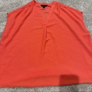 banana republic bright orange xl tank top v neck
